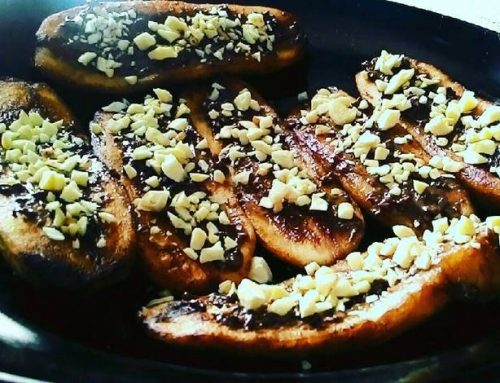 Resep pisang ovomaltine kacang mede